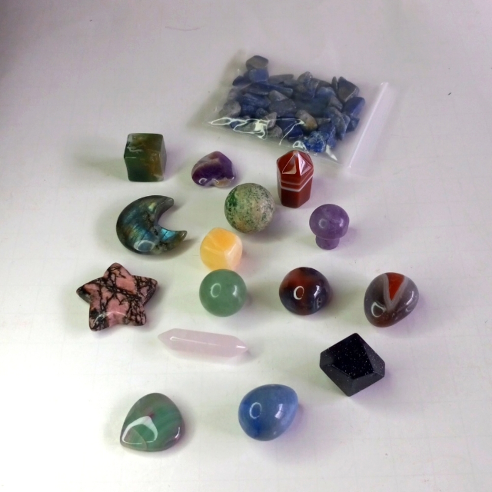 Miniature Crystal Bundle of Various Crystals.